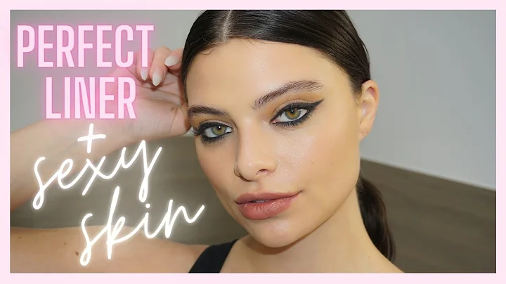 Perfect Sultry Black Liner + Fresh Skin Makeup Tutorial | Monika Blunder