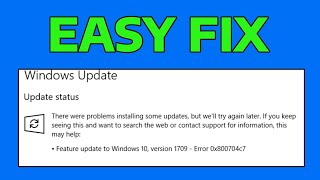 How To Fix 0x800704c7 Update Error in Windows