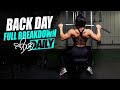 BACK DAY | FULL WORKOUT | #DLBDAILY