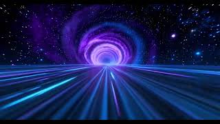 Futuristic Space Warp Tunnel | Sci-Fi Hyperspace Animation Background