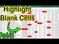How to Highlight Blank Cells in Excel Using Conditional Formatting Part 21