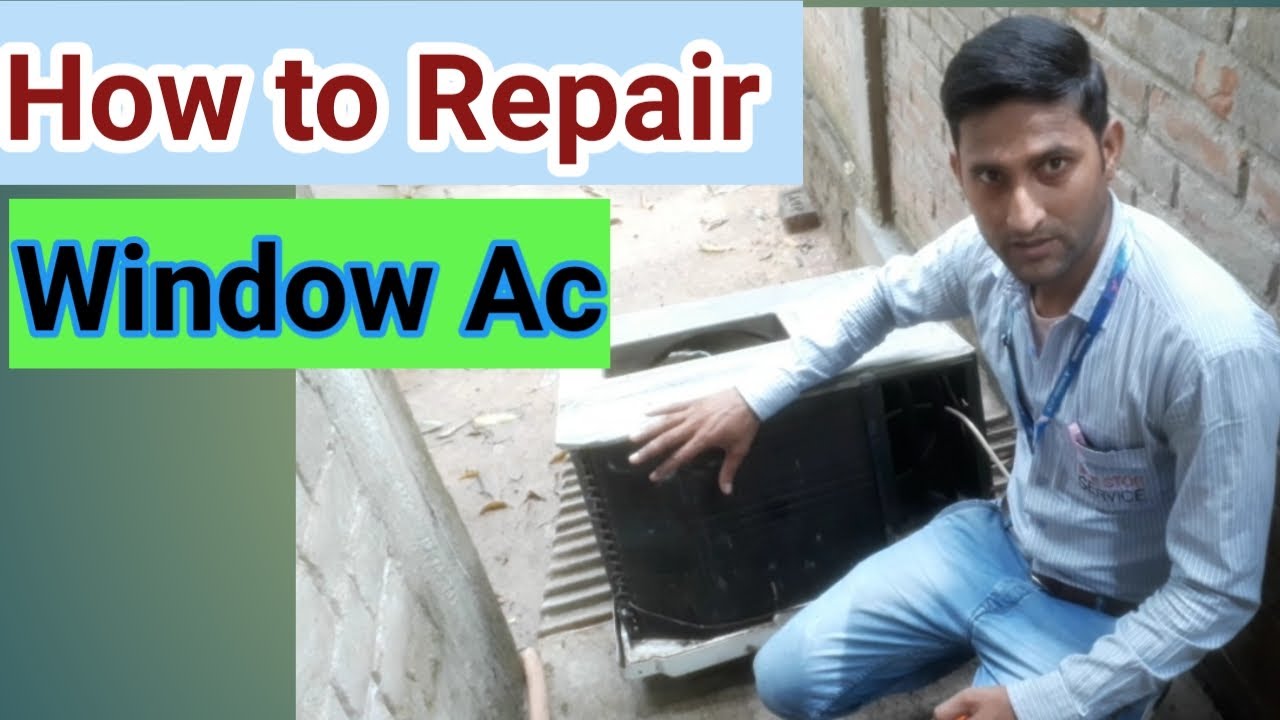 How To Repair Window AcWindow Ac Not CoolingWindow Ac ServicingHow
