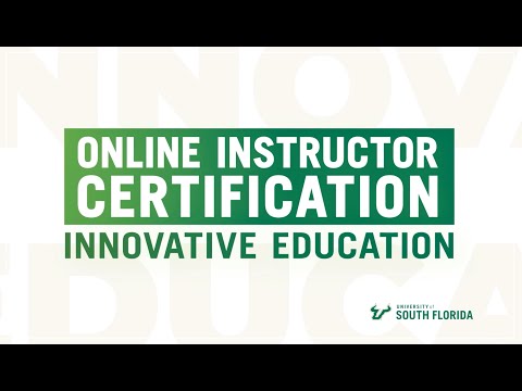 Online at USF: Online Instructor Certification