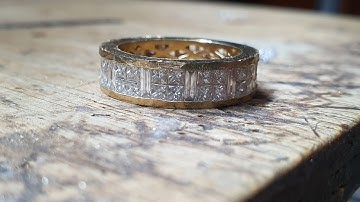 deVanz : V collection Queen Elizabeth invisible diamond ring