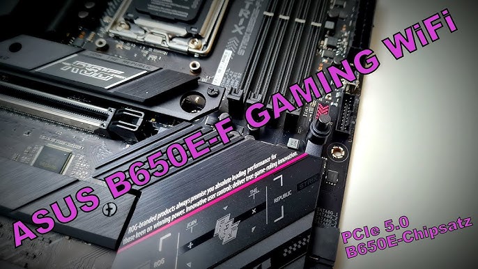 ROG STRIX B650E-E GAMING WIFI Socket AMD AM5 Carte mère