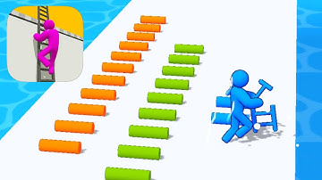 Ladder Master Color Run - All Levels Gameplay Android, iOS