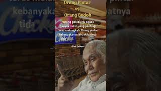 Orang Pintar Vs Orang Bodoh shorts