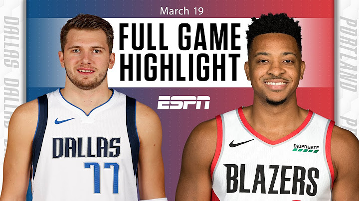 Dallas Mavericks vs. Portland Trail Blazers [FULL GAME HIGHLIGHTS] | NBA on ESPN