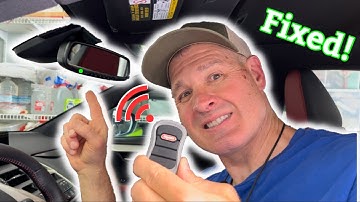 Car Not Connecting To Garage Remote (Homelink Fix)