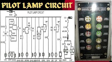 Pilot Lamp Circuit #indianrailways #locomotive