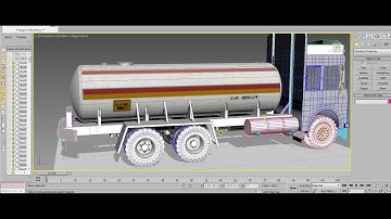 Tutorial on Modeling & Texturing a Oil Truck Container in 3dsmax ( Part 10)