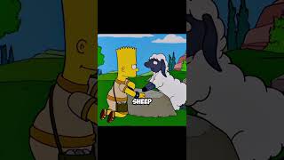 Bart actually defeated the giant. #anime #animerecap #TheSimpsons