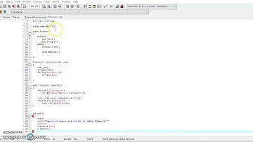 Fibonacci en C++ en programación orientada a objetos