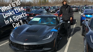 This video is about a tall guy in corvette! corvette review from guy's
perspective....