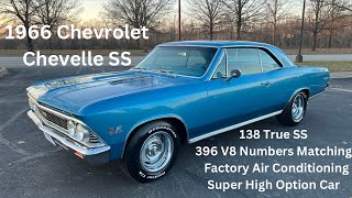 1966 Chevrolet Chevelle SS 396 Numbers Matching