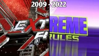 All Of Extreme Rules PPV Main Events Match Card Compilation (2009 - 2022)