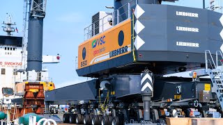 Мобильные краны LIEBHERR на терминале ВСК