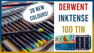 Derwent Inktense 100 Tin Review My Thoughts On The 28 New Colours