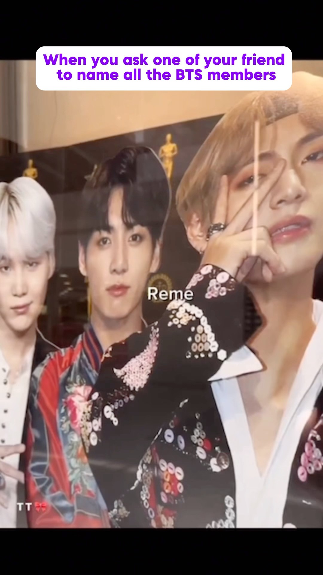 When you ask your friend to name all the BTS members! ￼? #bts #btsarmy  #btsmember #shorts