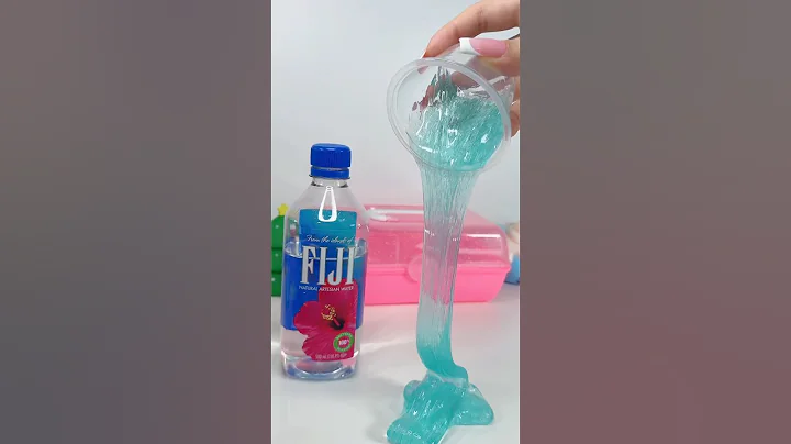 WATER SLIME!? 🤨🫧🚿 #slime #waterslime #noglueslime #shorts