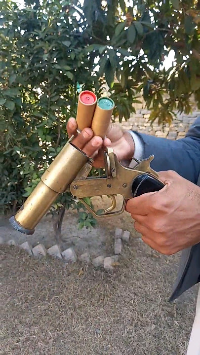 antique Flare gun No1 mk 5   pistol #flare #flaregun #gun #shotgun #hunting #review #usa #uk #shorts