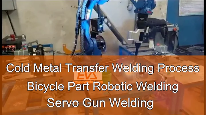 Cold Metal Transfer Welding Process | Bicycle Part Robotic Welding | Servo Gun Welding