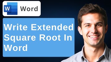 How To Write Extended Square Root In Word Type Extended Square Root In Microsoft Word [2025 Guide]