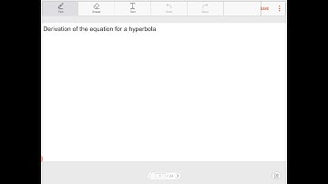 Algebra 2 U3A03 derivation for the equation of a hyperbola