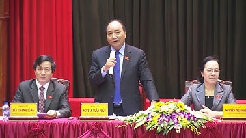 Thủ tướng Nguyễn Xuân Phúc tiếp xúc cử tri tại điểm quận Hải An, TP. Hải Phòng