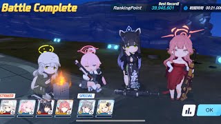 ブルアカ/総力戦/ペロロジラ/屋外戦/神秘/特殊装甲/TORMENT/39945601/2凸/1凸目370万残し