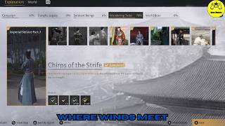 Imperial Service Part 1 - Chirps of the Strife - Wandering Tales Where Winds Meet Imperial Service Part 1 - Chirps of the Strife - Wandering Tales Where Winds Meet
