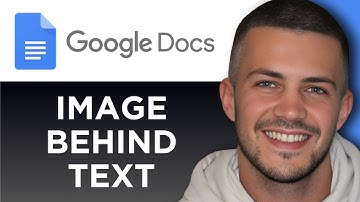 How To Put a Image Behind Text in Google Docs