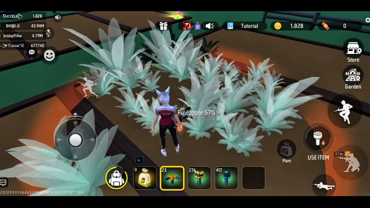 How to grow big pineapple 🍍 in free garden Craftland map 🗺️