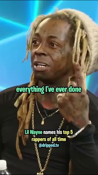 Lil Wayne Names His Top 5 Rappers of All Time 💯
