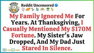 My Family Ignored Me For Years. At Thanksgiving, I Casually Mentioned...