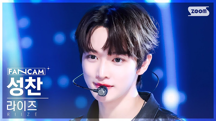 [안방1열 직캠4K] 라이즈 성찬 'Boom Boom Bass' (RIIZE SUNGCHAN FanCam) @SBS Inkigayo 240630