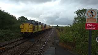 37099/37057 on the monthly Test train 1q50 Derby rtc - sheffield