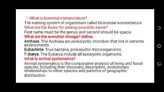 Zoo201 short notes topic 1 to 10 Animal diversity invertebrate for mid preparation
