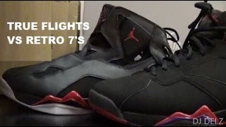 Jordan True Flight VS Air Jordan 7 Shoe 