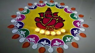 Deepavali Festival 2022| Deepavali Rangoli | Diwali Rangoli | Diwali Deepam Rangoli | Diwali Muggul