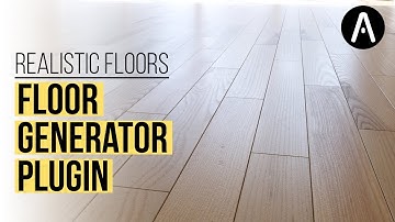 Realistic 3D floors in 3ds MAX with Floor Generator plugin