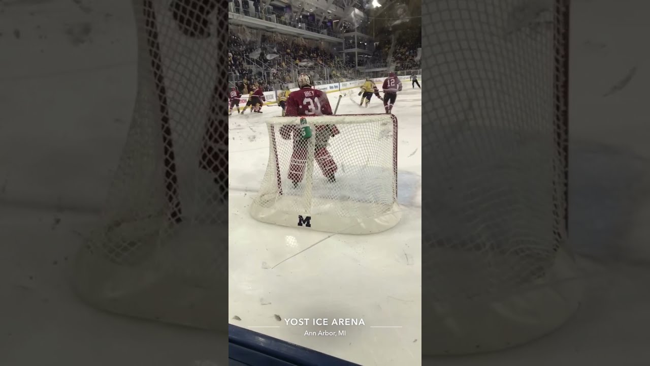 Michigan Wolverines Hockey Front Row Yost Ice Arena