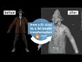 How to convert 2d sketch to 3d in Blender with PIFuHD