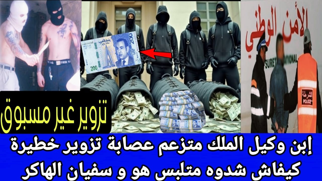 عصابة الرباط 🔞 لتزوير النقوذ يتزعمها إبن وكيل ملك وسفيان الهاكرز 😱 فضيحة من العيار الثقيل