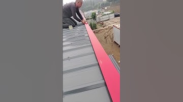 Color steel roof gutter installation process- Good tools and machinery can increase work efficiency