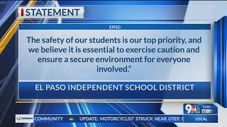 EPISD cancels intersession activities after large fire breaks out in South El Paso