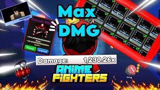 Max damage in Roblox Anime Fighters Simulator!