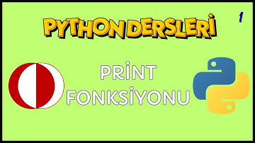 Print Fonksiyonu | Python Dersleri #1 | CENG111, CENG240