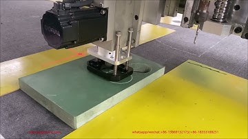 28mm Thickness Hard Rubber Plater CNC 400W Oscillating Knife Cutting Machine