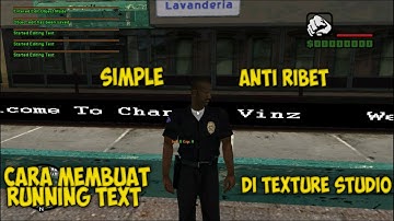 Cara membuat Running Text di Texture Studio || GTA SAMP PC/ANDROID